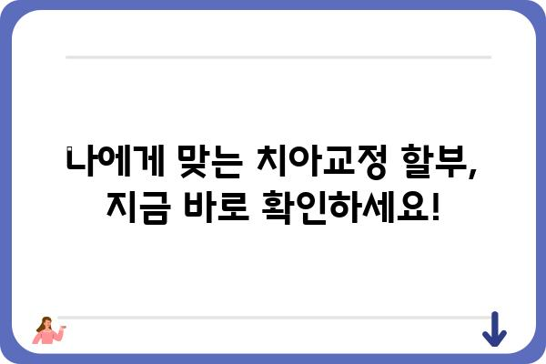 치아교정 할부, 이제 걱정말고 시작하세요! | 치아교정 비용, 부담없이 알아보기, 저렴한 치아교정