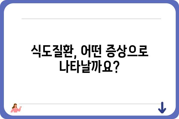 식도질환, 나에게 맞는 치료법은? | 증상, 원인, 치료, 예방, 식도질환 종류, 식도염, 역류성 식도염, 식도암