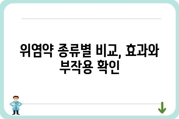 위염약 선택 가이드| 나에게 맞는 위염약 찾기 | 위염 증상, 위염 치료, 위장약 비교