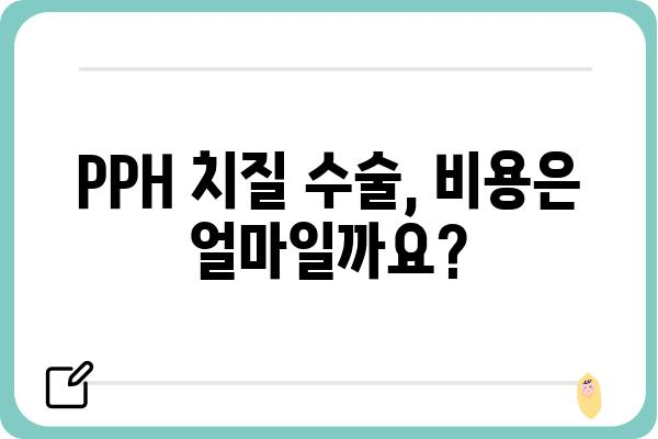 PPH 치질 수술, 알아야 할 모든 것 | 치질 증상, 수술 과정, 회복, 비용