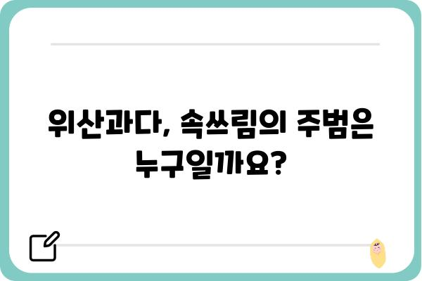 위산과다 속쓰림, 원인과 해결책| 5가지 방법으로 속 편안하게! | 위산과다, 속쓰림, 위염, 건강, 소화불량