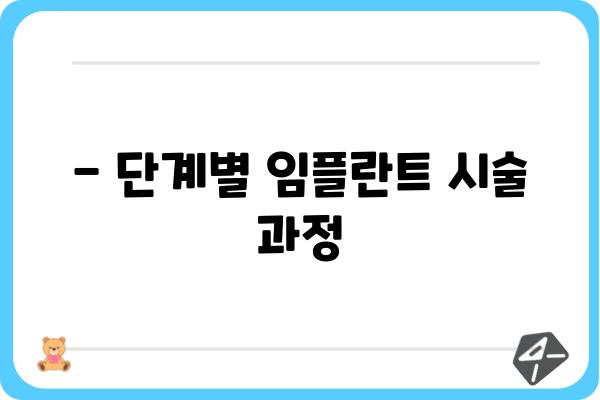 임플란트 시술 기간, 얼마나 걸릴까요? |  필요한 기간, 단계별 설명, 주의사항