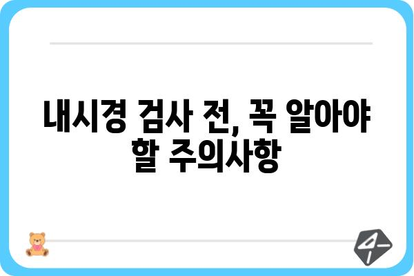 당일 내시경 검사, 이것만 알면 걱정 끝! | 검사 준비, 주의사항, 후기, 비용, 병원 추천