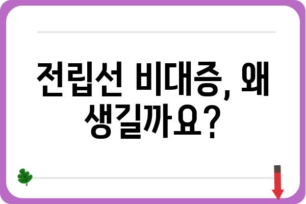 전립선 비대증, 궁금한 모든 것| 증상, 원인, 치료, 예방까지 | 전립선, 비대증, 남성 건강, 요로 문제