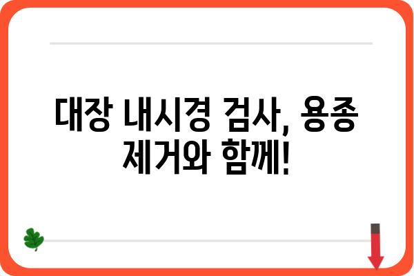 대장 용종 수술, 궁금한 모든 것| 종류, 과정, 회복까지 | 대장 내시경, 용종 절제술, 수술 후 관리