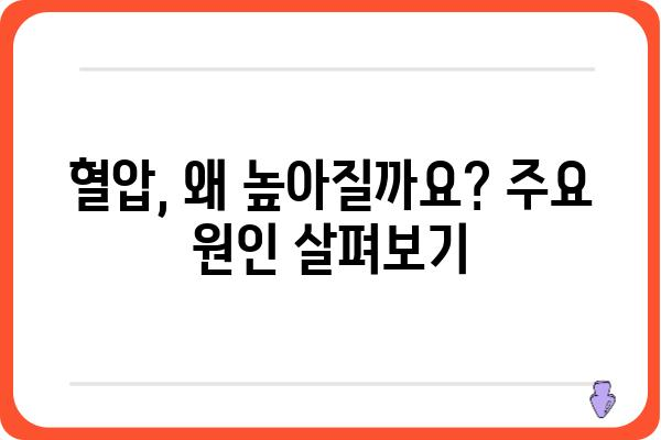 고혈압의 주요 원인과 예방법 | 건강 관리, 생활 습관, 고혈압 예방