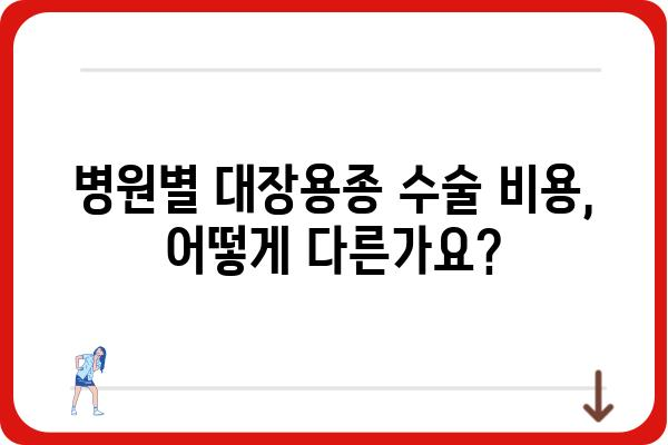 대장용종 종수술, 비용 얼마나 들까요? | 대장내시경, 수술, 보험, 가격 정보