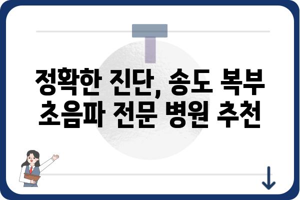 송도 지역 복부 초음파 검사, 어디서 받아야 할까요? | 송도, 복부초음파, 병원, 검사, 추천