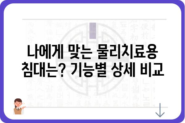 물리치료용 침대 선택 가이드| 기능, 종류, 가격 비교 | 재활, 의료기기, 전동침대