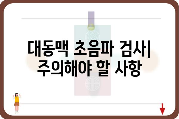 대동맥 초음파 검사| 알아야 할 모든 것 | 심장 건강, 검사 절차, 결과 해석, 주의 사항