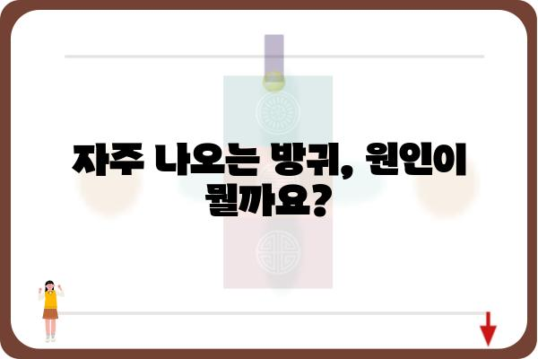 방귀가 자주 나오는 이유| 원인과 해결책 | 소화불량, 식습관, 건강 팁