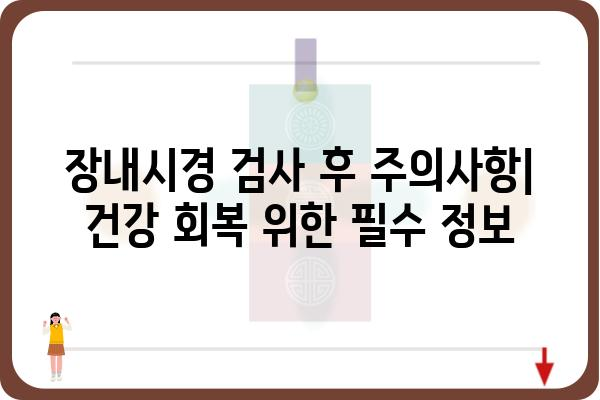 장내시경 검사, 궁금한 모든 것! | 장내시경 종류, 준비 과정, 결과 해석, 주의사항