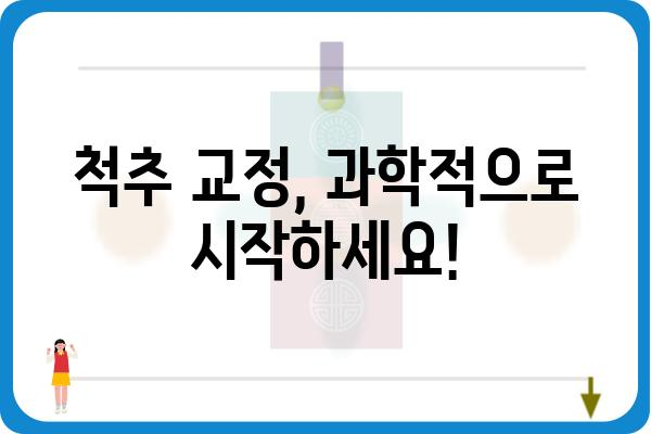 척추 교정, 이제는 과학적으로! | 척추교정기구 종류별 비교 및 추천 가이드