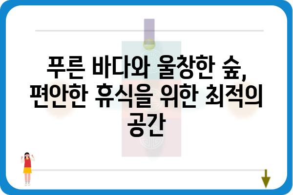 국립신시도자연휴양림| 힐링 가득한 자연 속 휴식 | 숙박, 시설, 프로그램, 주변 관광 정보