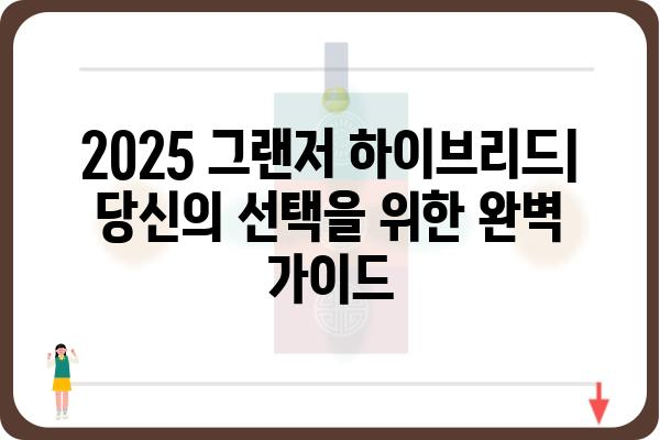 2025 그랜저 하이브리드| 연비, 가격, 디자인 총정리 | 신형 그랜저, 하이브리드, 연비, 가격, 디자인, 출시