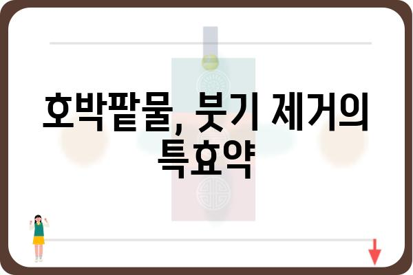 호박팥물 효능과 레시피| 붓기 제거, 피부 미용, 건강까지 챙기는 특별한 차 | 호박, 팥, 붓기, 다이어트, 건강 음료, 레시피