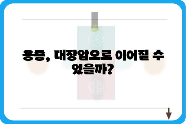 대장 용종 모양| 종류별 특징과 진단 | 대장 내시경, 용종 제거, 대장암