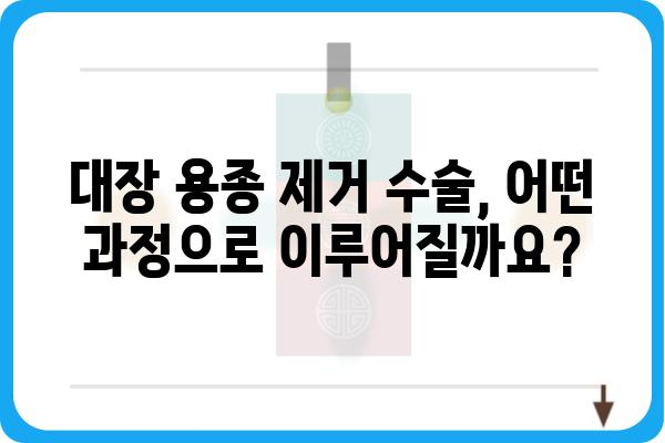 대장 용종 제거 수술 코드|  내시경 검사부터 회복까지 | 대장 용종, 내시경, 수술, 회복