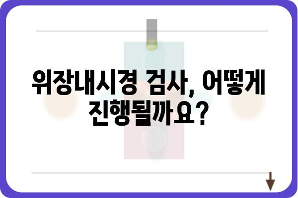 위장내시경 검사, 궁금한 모든 것을 파헤쳐 보세요! | 위장내시경 종류, 과정, 준비, 주의사항, 비용