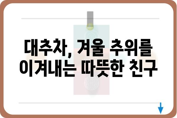 대추차 효능 완벽 정복| 건강, 피부, 면역력까지! | 대추차, 효능, 건강, 피부, 면역력, 차, 음료