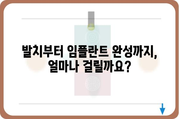 발치 후 임플란트, 얼마나 걸릴까요? | 기간, 과정, 주의사항