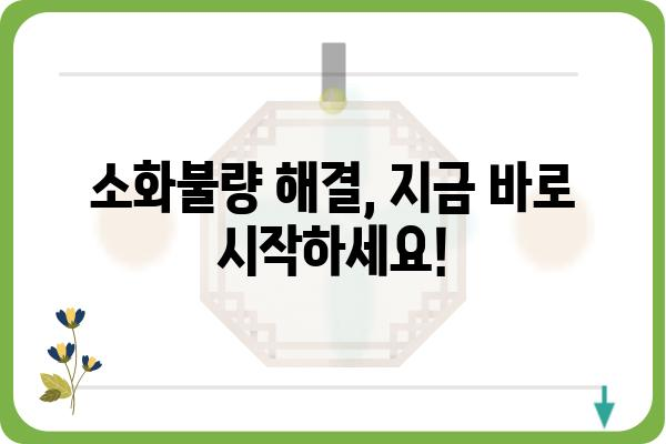 소화불량 해결, 이제 걱정하지 마세요! | 소화 안 될 때, 원인과 증상, 해결 방법 총정리