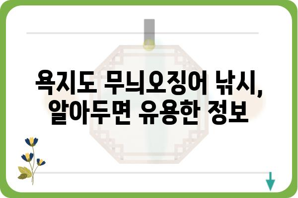 욕지도 무늬오징어 맛집 & 낚시 정보| 섬 여행 필수 가이드 | 욕지도, 오징어 낚시, 맛집, 여행 정보