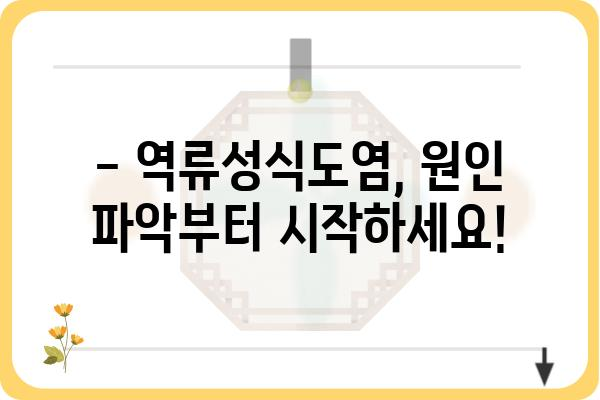 역류성식도염, 이제 걱정하지 마세요! | 증상, 원인, 치료, 예방법 완벽 가이드