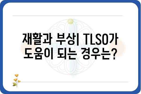 TLSO 보조기 종류별 특징 비교 가이드 | 척추, 허리, 목, 견갑골, 맞춤형, 기능성, 재활, 부상