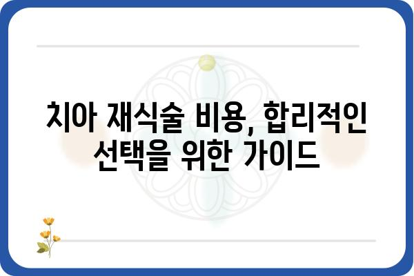 치아 재식술, 성공적인 치료를 위한 모든 것 | 치아 재식술 정보, 과정, 주의사항, 비용