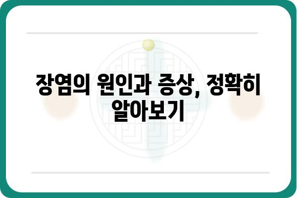 장염 증상 완벽 가이드| 원인, 증상, 치료, 예방 | 장염, 설사, 복통, 구토, 위장 질환