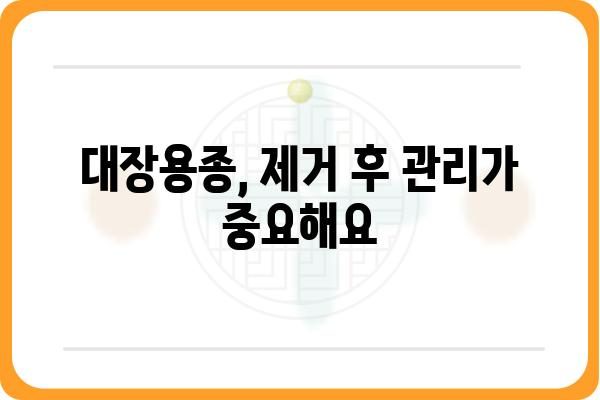 대장용종 제거술 후 진단코드| 알아야 할 정보와 주의사항 | 건강 정보, 진료, 의료, 대장내시경