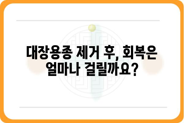 대장용종 제거술| 종류, 과정, 회복까지 상세 가이드 | 용종 제거, 대장 내시경, 대장암 예방