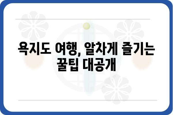 부산에서 욕지도 가는 완벽 가이드| 배편, 이동 시간, 꿀팁까지! | 욕지도 여행, 부산 출발, 섬 여행