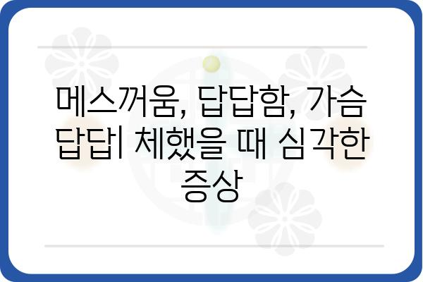 체했을 때 나타나는 증상 7가지 | 체기, 소화불량, 속쓰림, 메스꺼움, 답답함, 가슴 답답, 팽만감