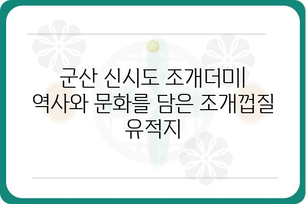 군산 신시도 조개더미| 역사와 문화를 담은 조개껍질 유적지 | 군산 여행, 역사 유적, 조개더미