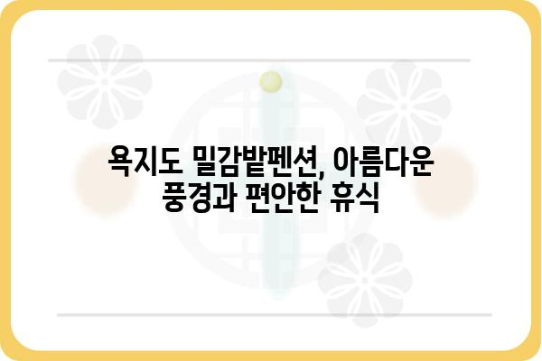 욕지도 밀감밭펜션에서 힐링하세요| 🍊 눈 앞에 펼쳐지는 푸른 바다와 싱그러운 밀감밭 | 욕지도펜션, 밀감밭펜션, 힐링여행, 남해여행