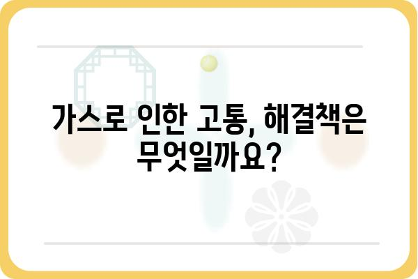 배에 가스, 멈추지 않는 고통! 원인과 해결책 | 복통, 소화불량, 가스 참, 배변 습관