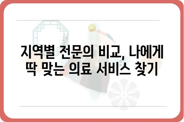 출장검진 딱 맞는 곳 찾기| 지역별 전문의, 비용, 후기 비교 가이드 | 출장 의료, 방문 진료, 건강 검진, 의료 서비스