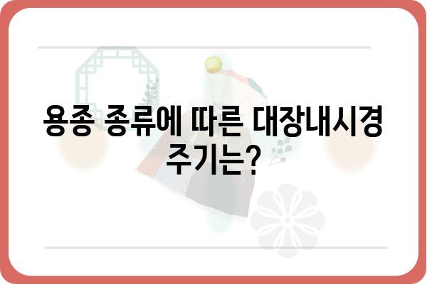 용종 제거 후, 대장내시경은 얼마나 자주 받아야 할까요? | 용종 제거, 대장내시경 주기, 건강 관리