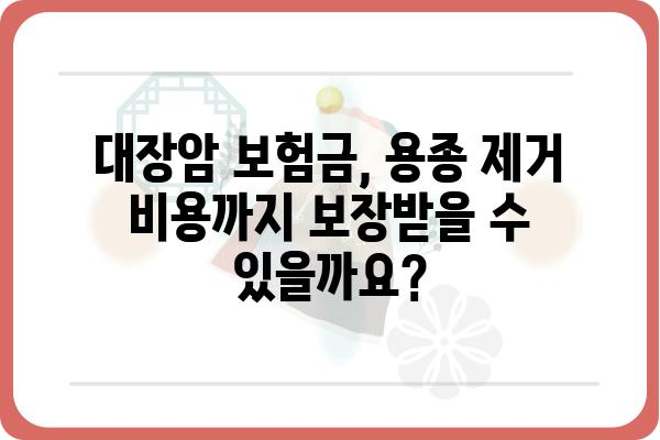 대장 용종 진단받았다면? 꼭 알아야 할 암보험 혜택 | 대장암, 용종, 보험금, 보장 범위