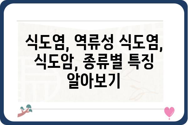 식도질환, 나에게 맞는 치료법은? | 증상, 원인, 치료, 예방, 식도질환 종류, 식도염, 역류성 식도염, 식도암