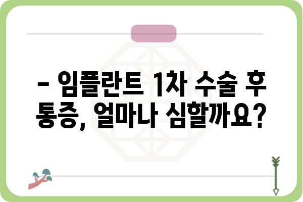 임플란트 1차 수술 후 통증, 궁금한 모든 것 | 관리법, 원인, 대처법, 주의사항