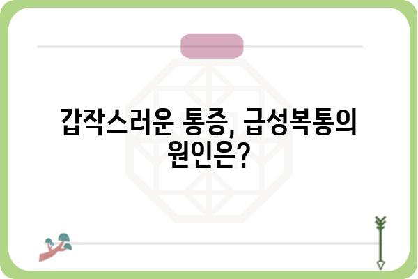 오른쪽 아랫배 통증, 원인과 증상, 그리고 해결책 | 복통, 급성복통, 만성복통, 진단, 치료