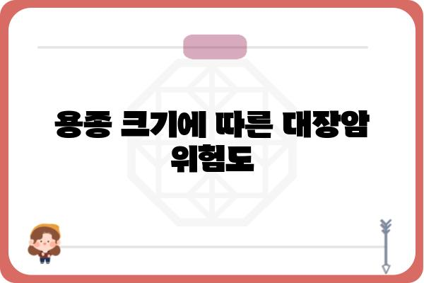 대장 용종 크기가 건강에 미치는 영향| 크기별 위험도 및 치료 방법 | 대장 용종, 대장암, 내시경 검사, 용종 제거