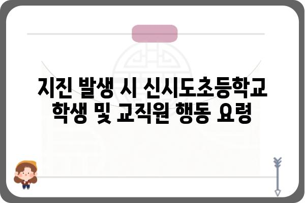 신시도초등학교 지진 옥외 대피장소 안내 | 안전, 재난, 대피, 위치, 연락처