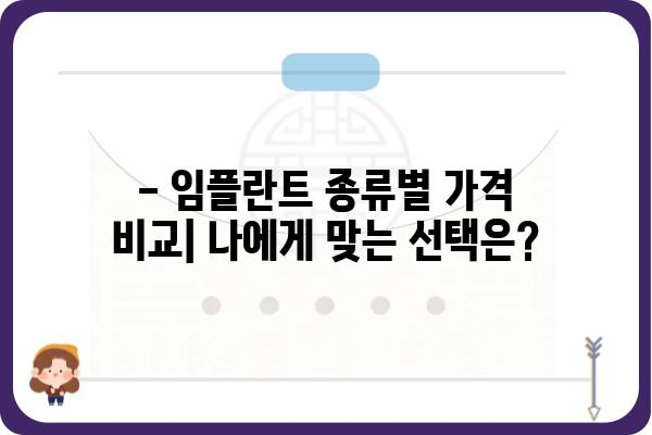 임플란트 보철 가격, 지역별 & 종류별 비교 분석 | 치과, 임플란트 가격 정보, 비용 견적