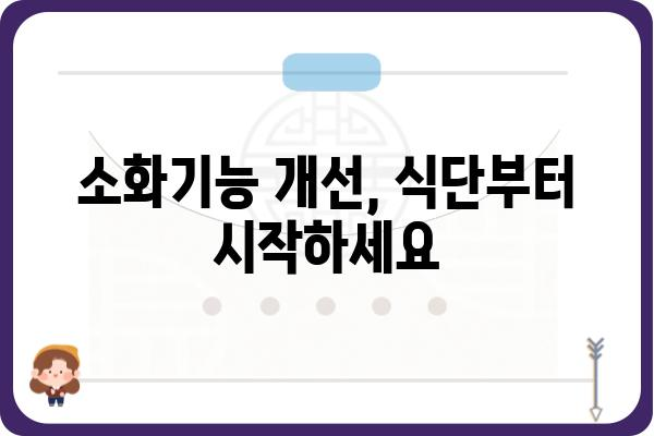 소화기능장애 극복을 위한 식단 관리 가이드 | 소화불량, 위장 장애, 건강 식단, 영양 팁