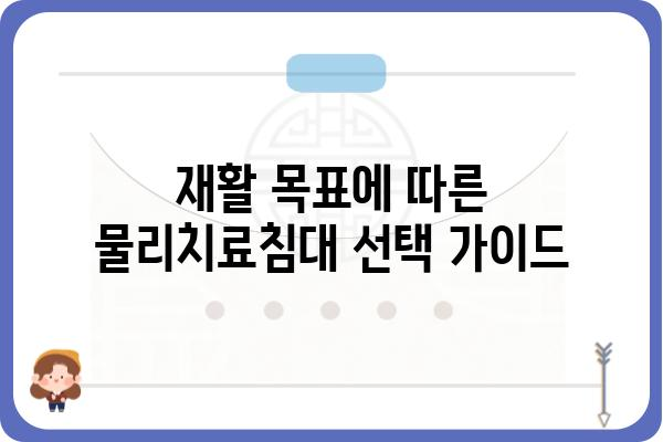 물리치료침대 선택 가이드| 나에게 맞는 침대 찾기 | 물리치료, 재활, 의료기기, 가격 비교, 추천