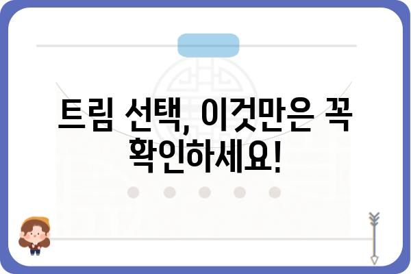 자동차 트림, 나에게 딱 맞는 선택은? | 자동차, 트림 비교, 옵션, 가격, 추천